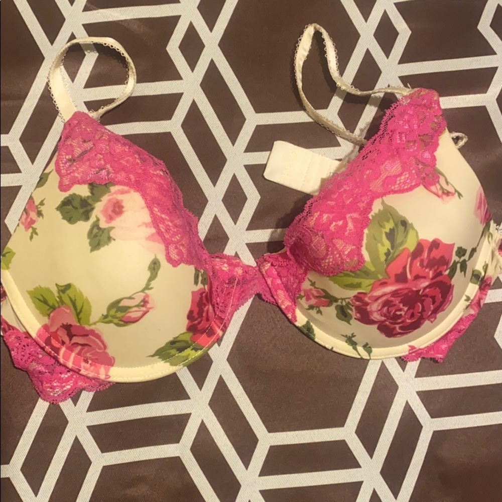 Badgley Mischka  Floral Print Bra 34C